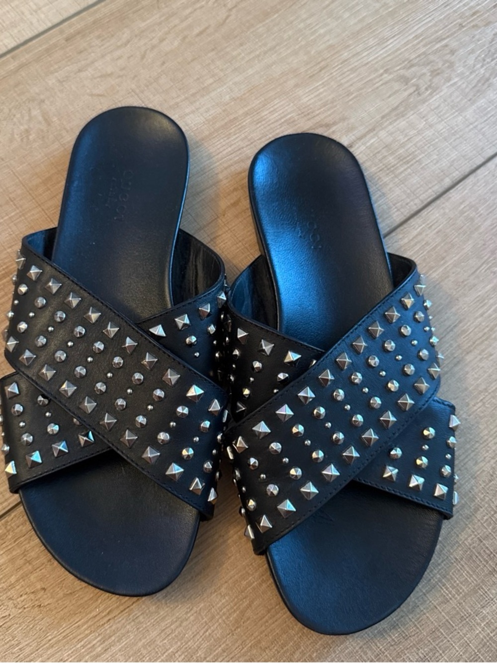 Gucci Hydra Studded Sandals